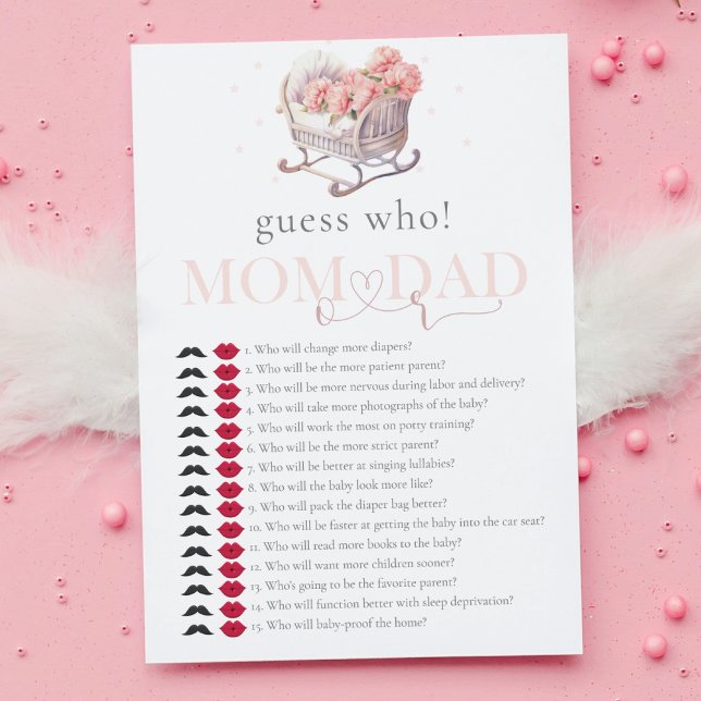 Baby Basket Baby shower Devinez qui joue (Créateur téléchargé)