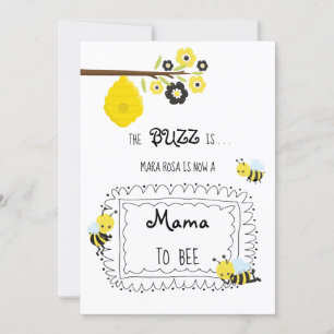 *~* Baby Bee MAMA À BEE Baby shower Invitation