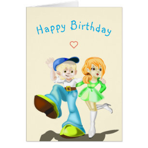 Baby Birthday Card Les meilleurs amis - Votre text