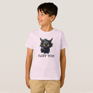 Baby Black Cat Design - T-shirt de base pour enfan