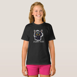 Baby Black Cat Design - T-Shirt de base pour fille
