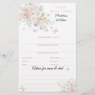 Baby Bloom Fleur sauvage  Butterfly Baby shower