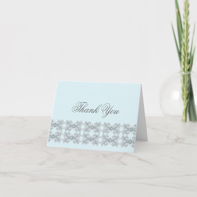 Baby Blue Jewel Lace Merci (Devant)