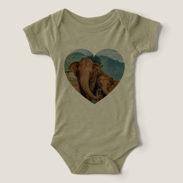 Baby Body  Elefante para bebe  (Design Recto)