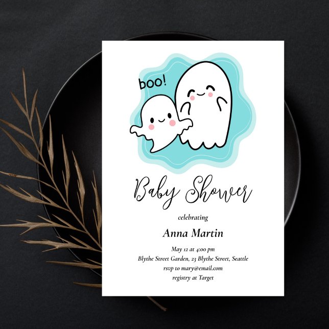 Baby Boo Ghost Shower Invitation (Créateur téléchargé)
