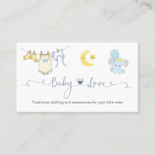 Baby Boutique Vêtements Carte de visite