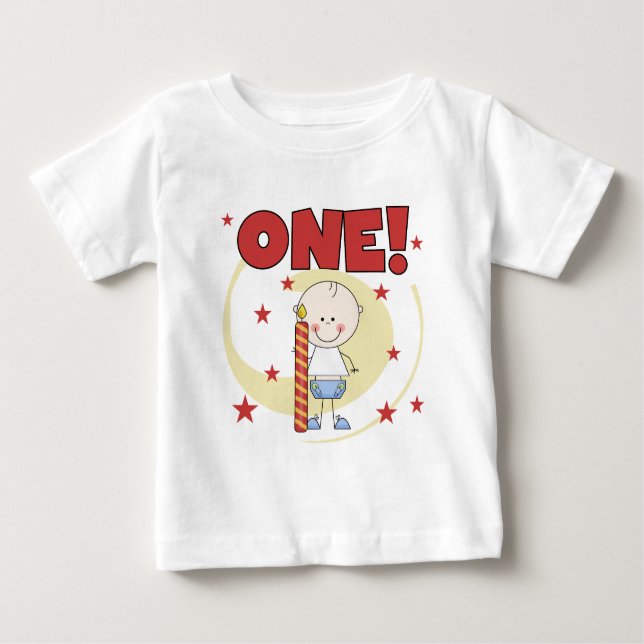 Baby Boy est un 1er Anniversaire Tshirts et cadeau (Devant)