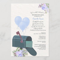 Baby Boy Long Distance Shower Invitation