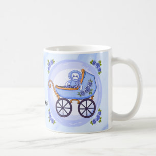 Baby Boy Sock Singe Buggy tasse personnalisée