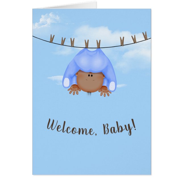 Baby Boy Sur Clothesline (Devant)