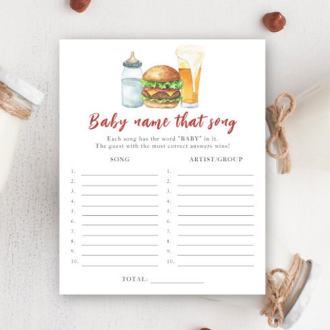 Baby brasse de la bière - Nom ce jeu de chanson (Créateur téléchargé)