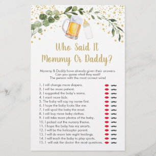 Baby Brasse De La Verdure Qui A Dit Que C'Était Je