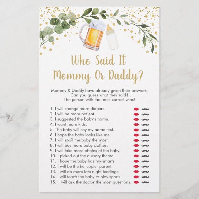 Baby Brasse De La Verdure Qui A Dit Que C'Était Je (Devant)