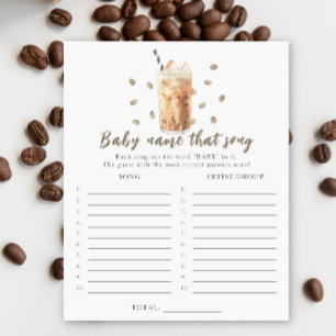 Baby brasse du café - Nom ce jeu de chanson