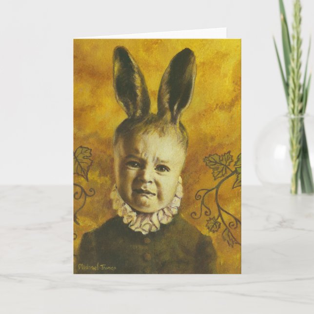 Baby Bunny Mutant Carte de voeux (Devant)