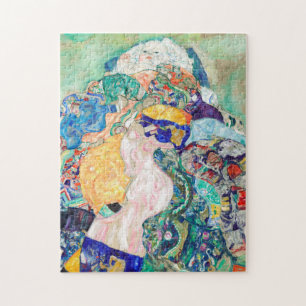 Baby by Gustav Klimt Painting Art Jigsaw Puzzle