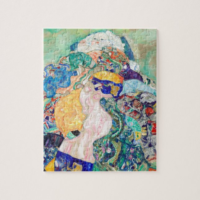 Baby by Gustav Klimt Peinture Art Jigsaw Puzzle (Vertical)