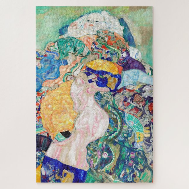 Baby by Gustav Klimt Peinture Art Jigsaw Puzzle (Vertical)