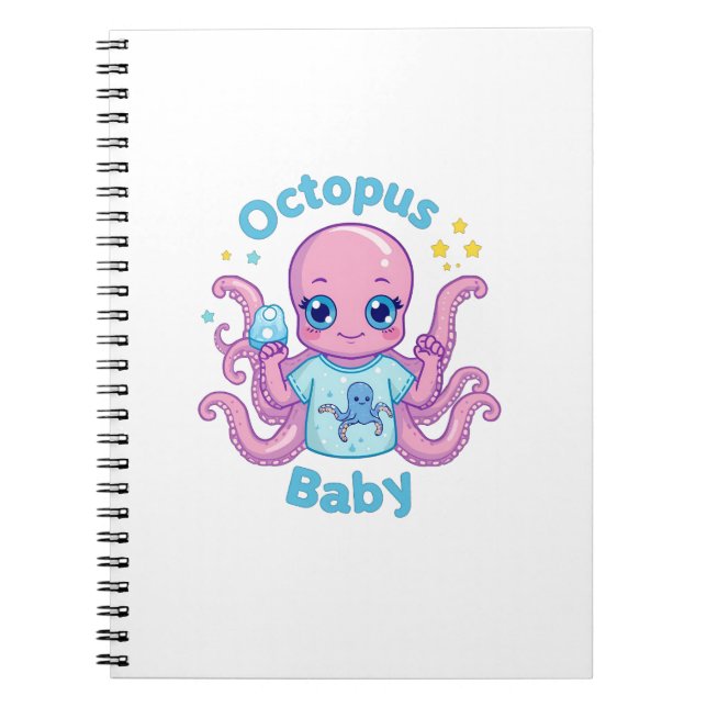 Baby carnet Octopus Baby  (Devant)