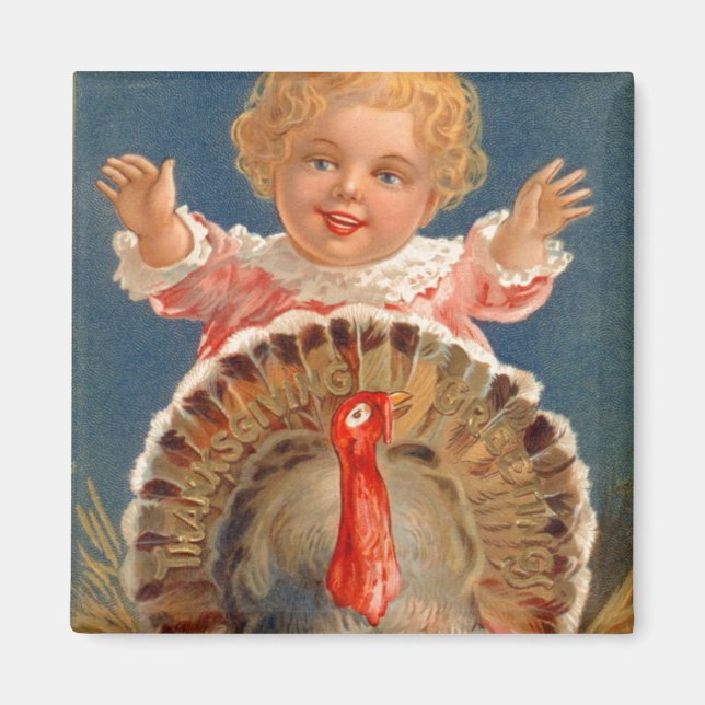 Baby Chasing Tom Turquie Magnet Vintage (Devant)