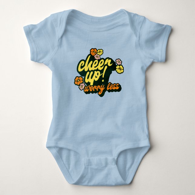 BABY CHEER UP WORRY LESS BODY SUIT  (Devant)