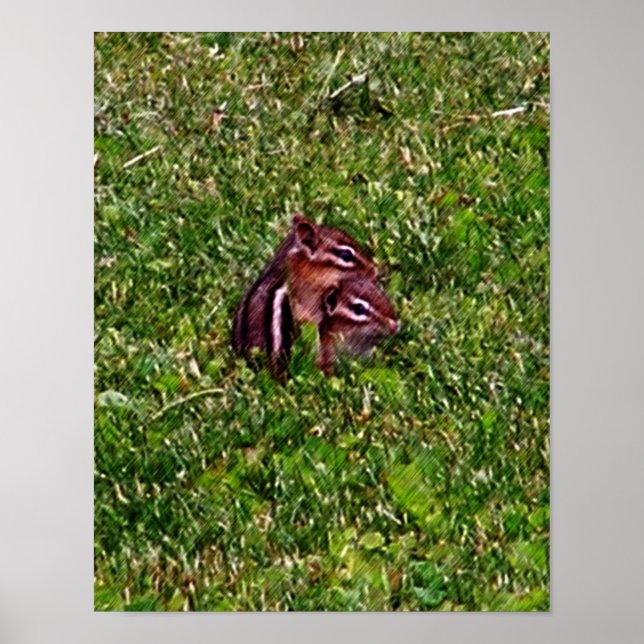 Baby Chipmunks Premier Jour #2 Poster animal (Devant)