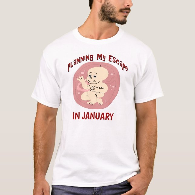 Baby dû dans le mois de modification T-shirt (Devant)