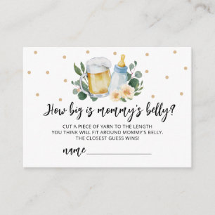 Baby est en train de brasser à quel point la carte