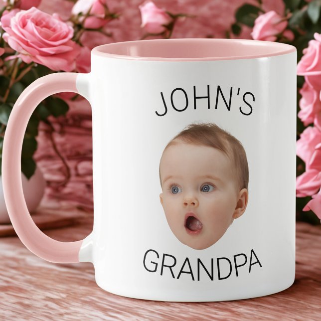 Baby Face Mug for Grandpa and Family (Créateur téléchargé)