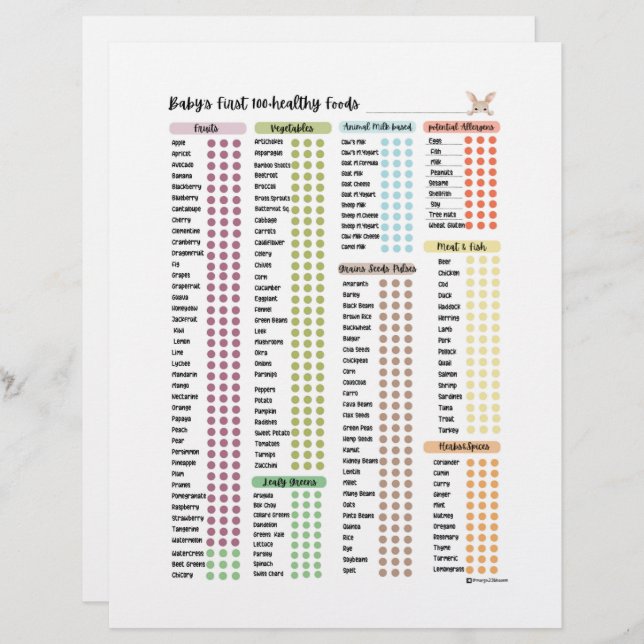 Baby First 100 foods, Aliments pour bébés sains pa (Devant / Derrière)