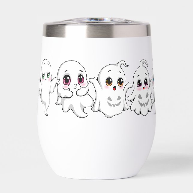 Baby Ghosts Éffrayant mignon Halloween humeur (Avant)