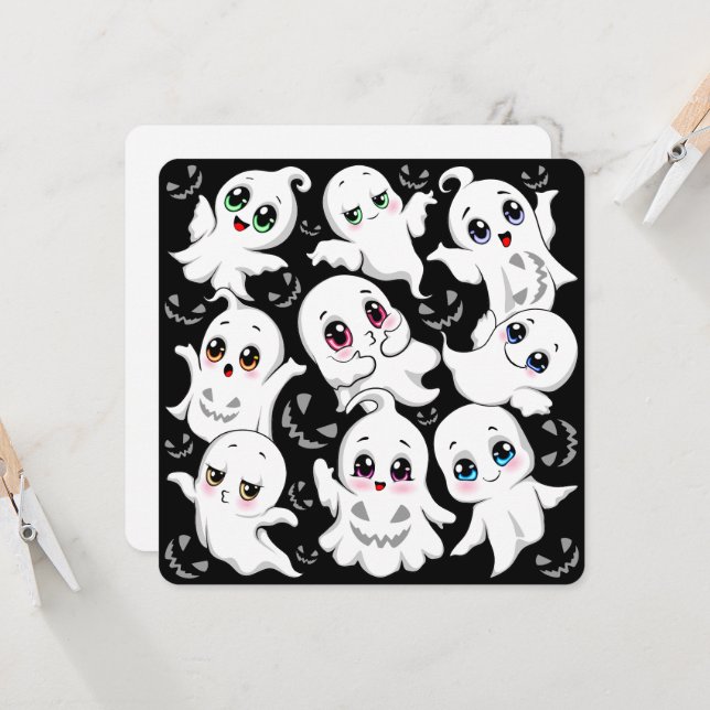 Baby Ghosts Éffrayant mignon Halloween humeur (Devant/Arrière en situation)