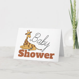 Baby Giraffe, Baby shower Invitation