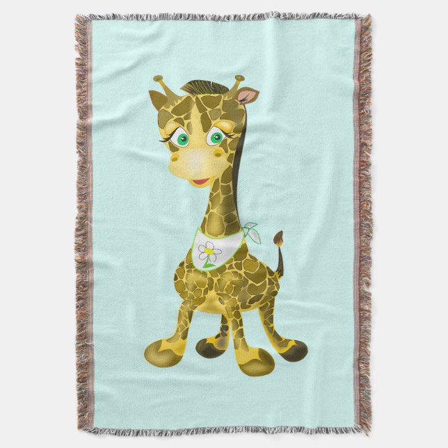 Baby Giraffe Jeu de couverture Couleurs personnali (devant Vertical)