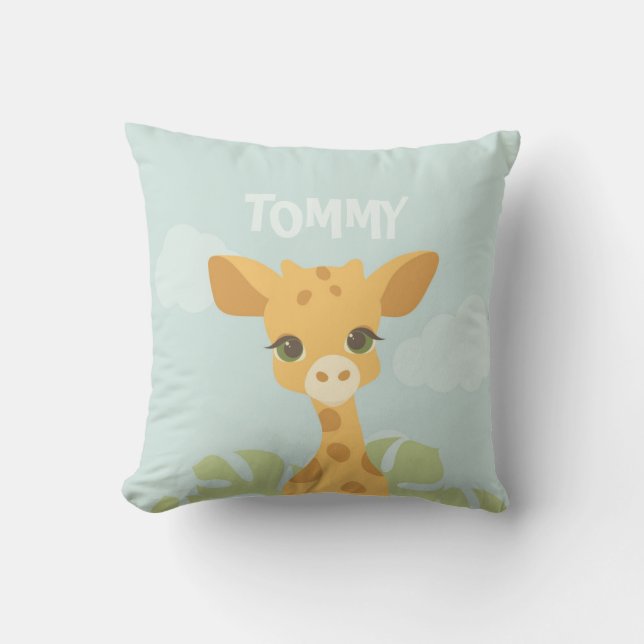 Baby Giraffe Jeu Oreiller (Recto)