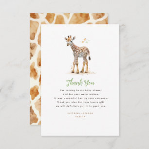 Baby Giraffe mignonne Petit Merci moderne