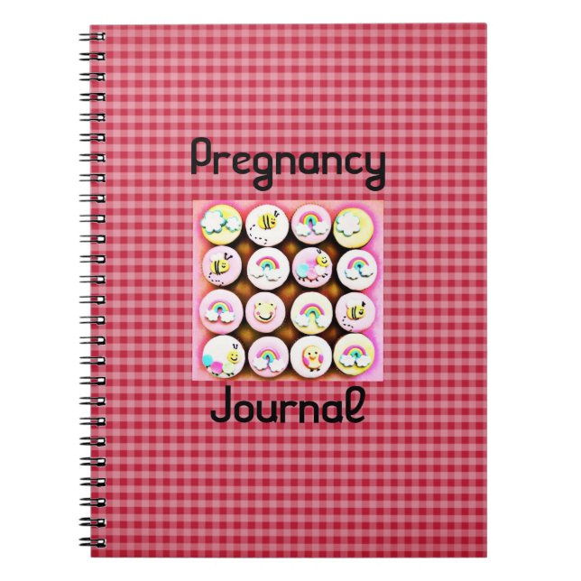 Baby Girl Cupcakes Journal de grossesse (Devant)