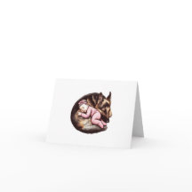 Baby Girl et berger allemand