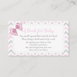 Baby Girl Pink Bow Apportez Une Carte De Livre Dou