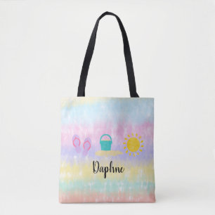 Baby Girls Watercolor Beach Trio Tie Dye Sac fourr