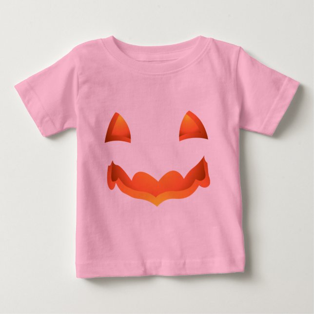 Baby Halloween T-shirt Citrouille Baby Tee - shirt (Devant)