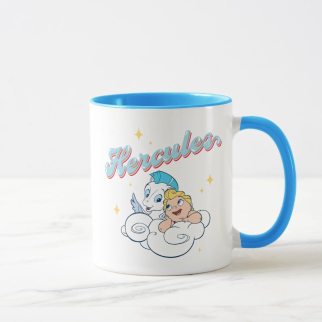 Baby Hercules and Pegasus on a Cloud Mug (Droite)