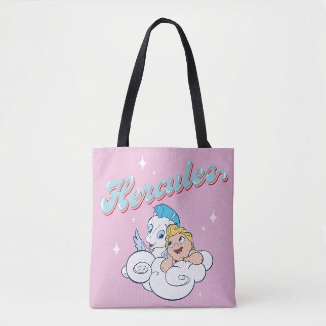 Baby Hercules and Pegasus on a Cloud Tote Bag (Devant)