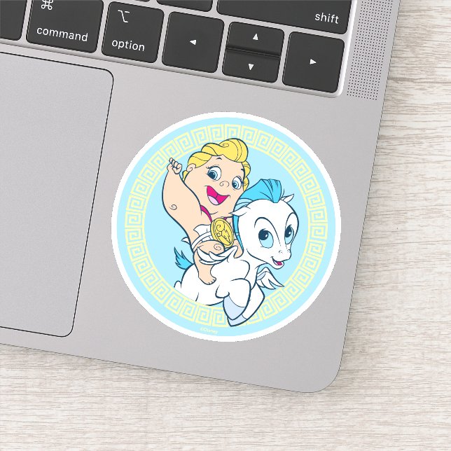 Baby Hercules Riding Pegasus Sticker (Détail)
