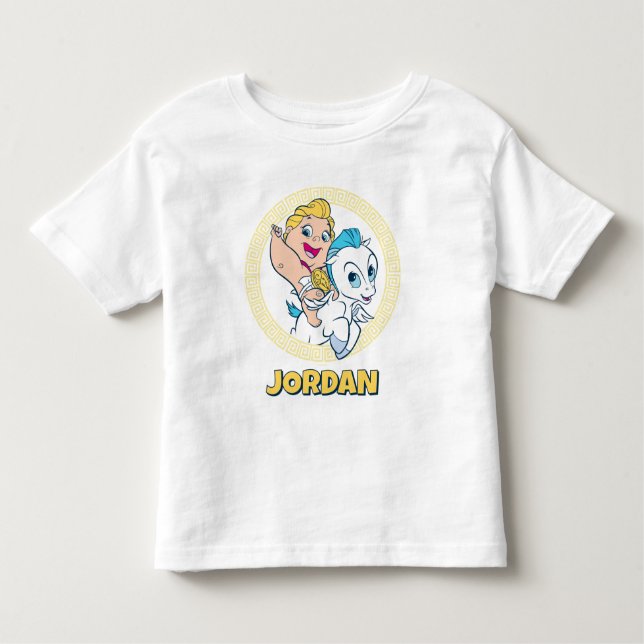 Baby Hercules Riding Pegasus Toddler T-shirt (Devant)