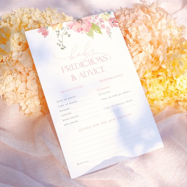 Baby in Bloom Baby shower Prediction & Conseil Jeu (Créateur téléchargé)