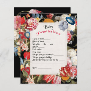Baby in Bloom Baby shower Predictions Jeu