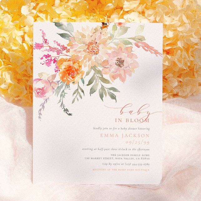 Baby In Bloom | Fête de Naissance Florale Printani (Créateur téléchargé)