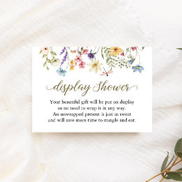 Baby in Bloom Unwrapped Baby shower Cartes cadeaux