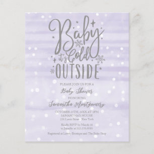 Baby It's Cold Outside Baby shower Invitation